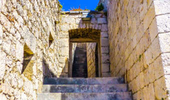 Stairs in Hvar, Croatia