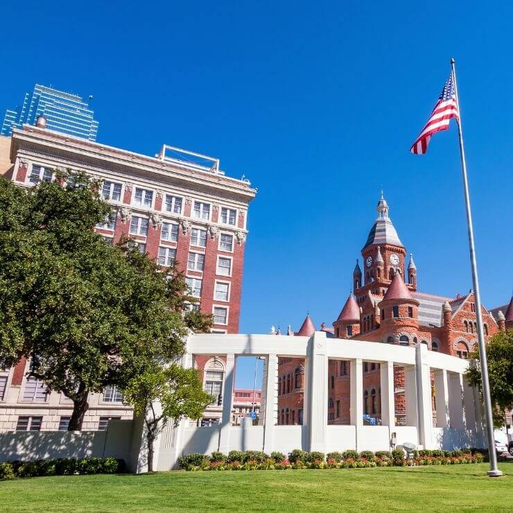 Dealey Plaza, one of the top sites to see in Dallas