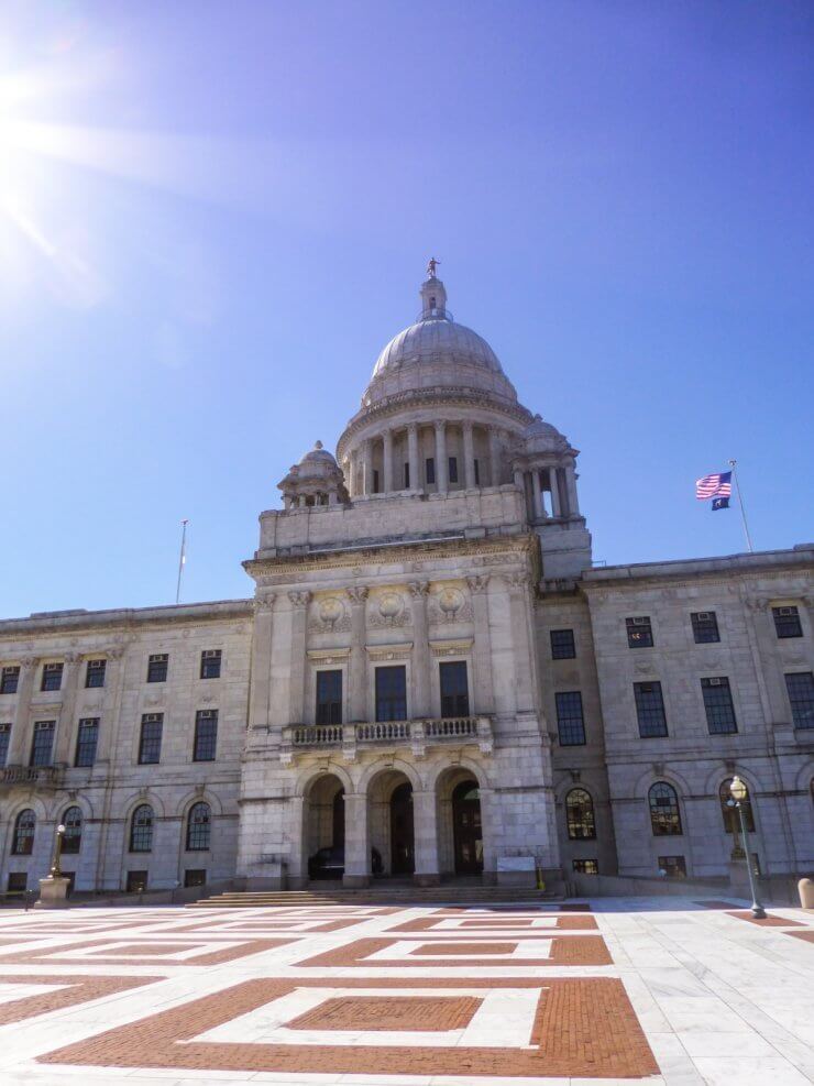 Visiting the Rhode Island State House is a top thing to do on a trip to Providence, RI. 